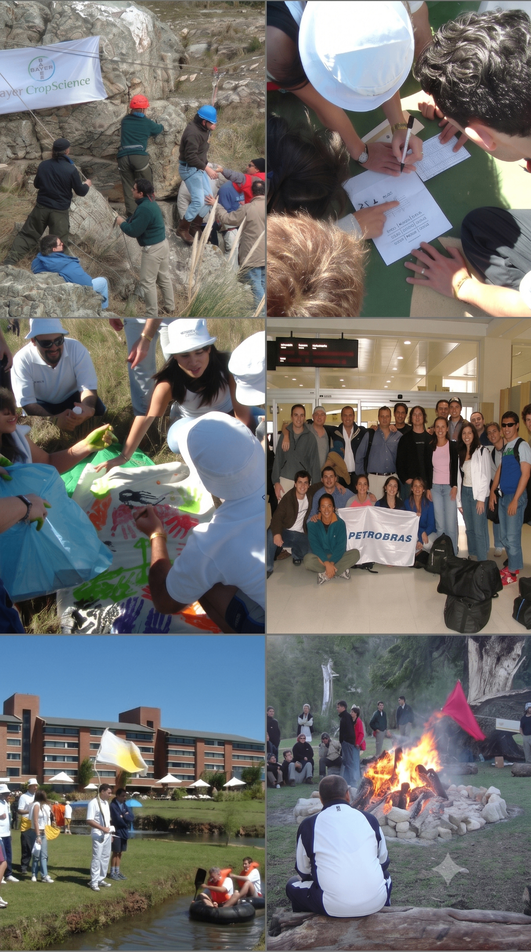Eventos Corporativos — collage mobile