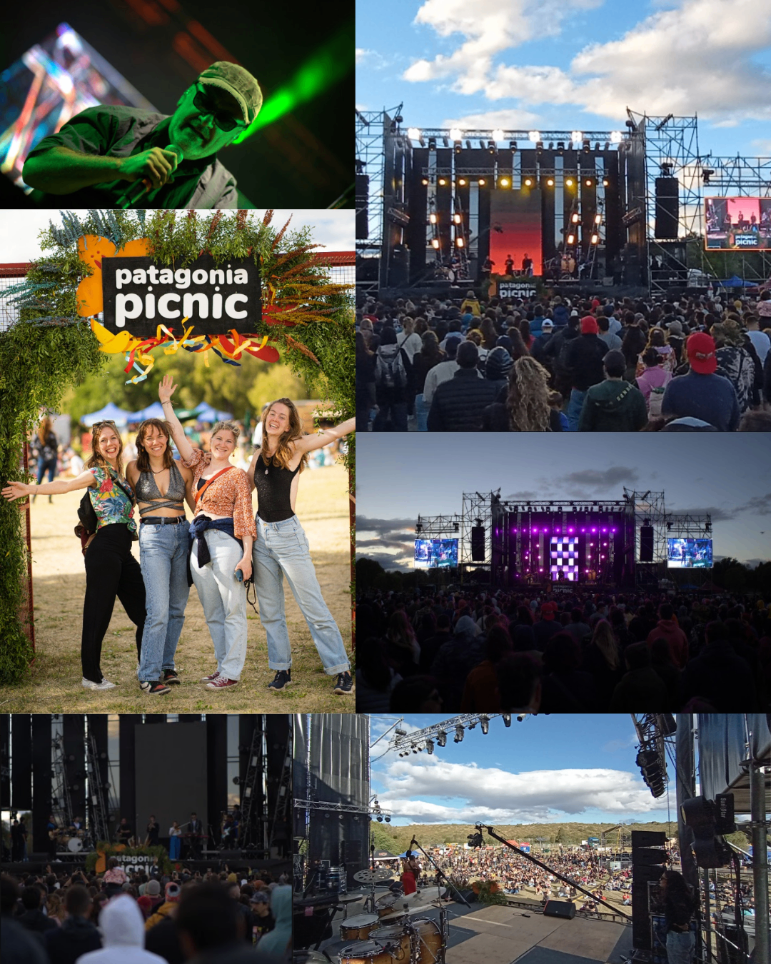 Festival Patagonia PicNic — collage mobile